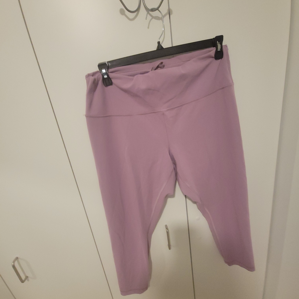 Lavender Pink & Blue High-Waisted Leggings 3pair 1price